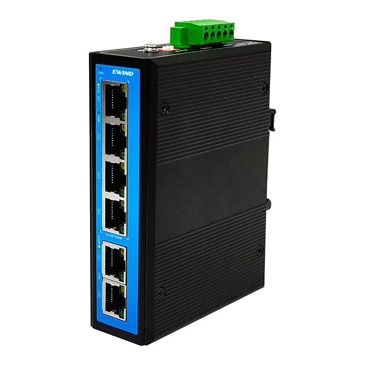 6-Port Gigabit Industrial PoE Switch